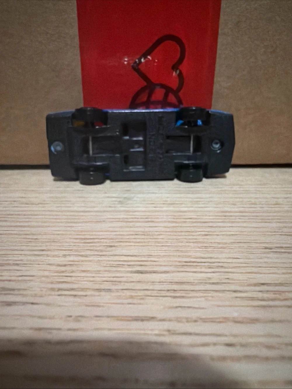 Vintage Yat Ming Blue Sports Car Black Bird Collectible Rare